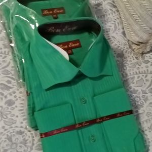 Ben Euro long sleeve dress shirt Green like the Spring